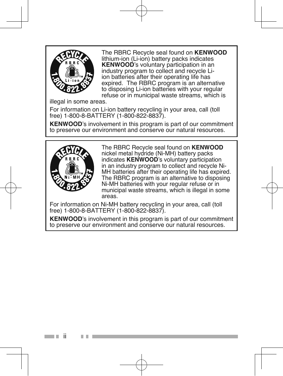 Kenwood NX-210G User Manual | Page 6 / 48