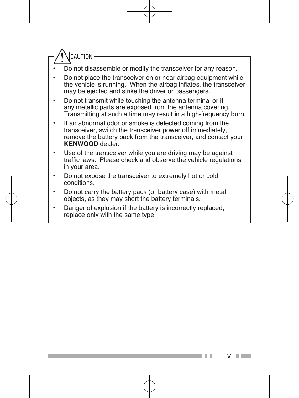 Kenwood NX-210G User Manual | Page 9 / 48