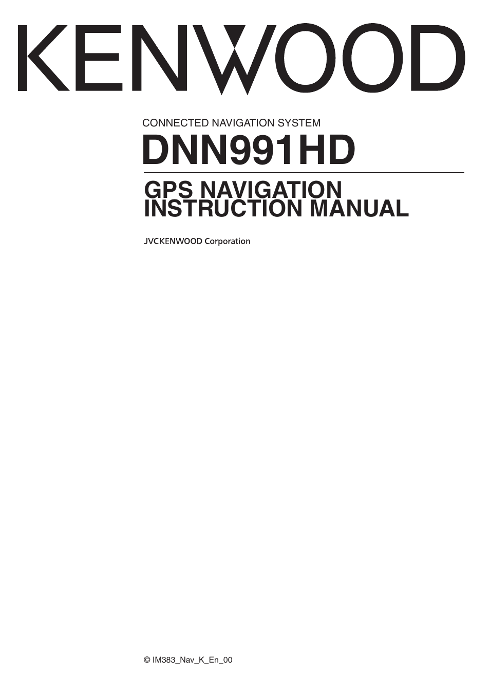 Kenwood DNN991HD User Manual | 36 pages