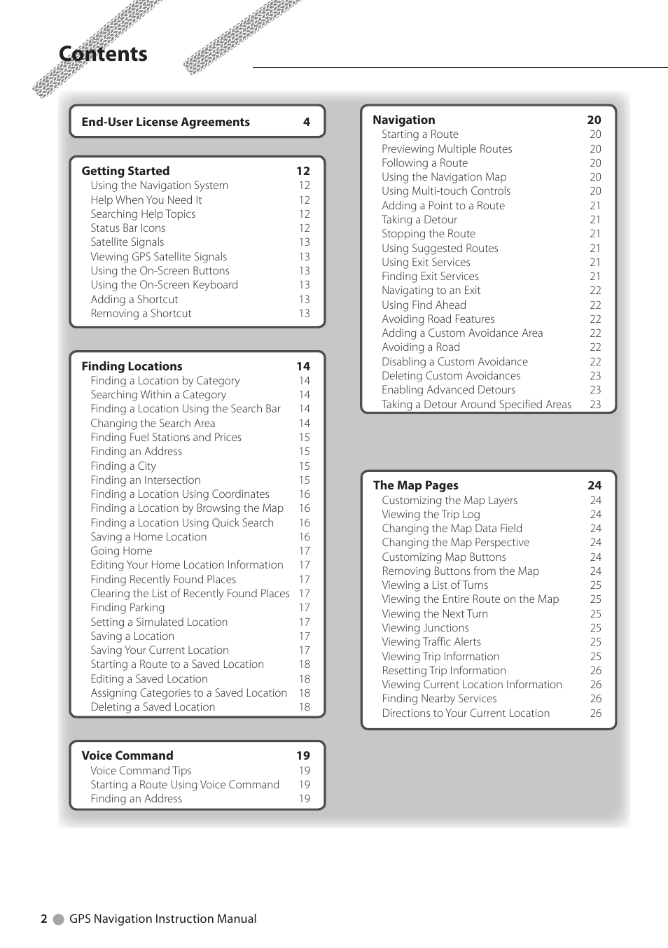Kenwood DNN991HD User Manual | Page 2 / 36