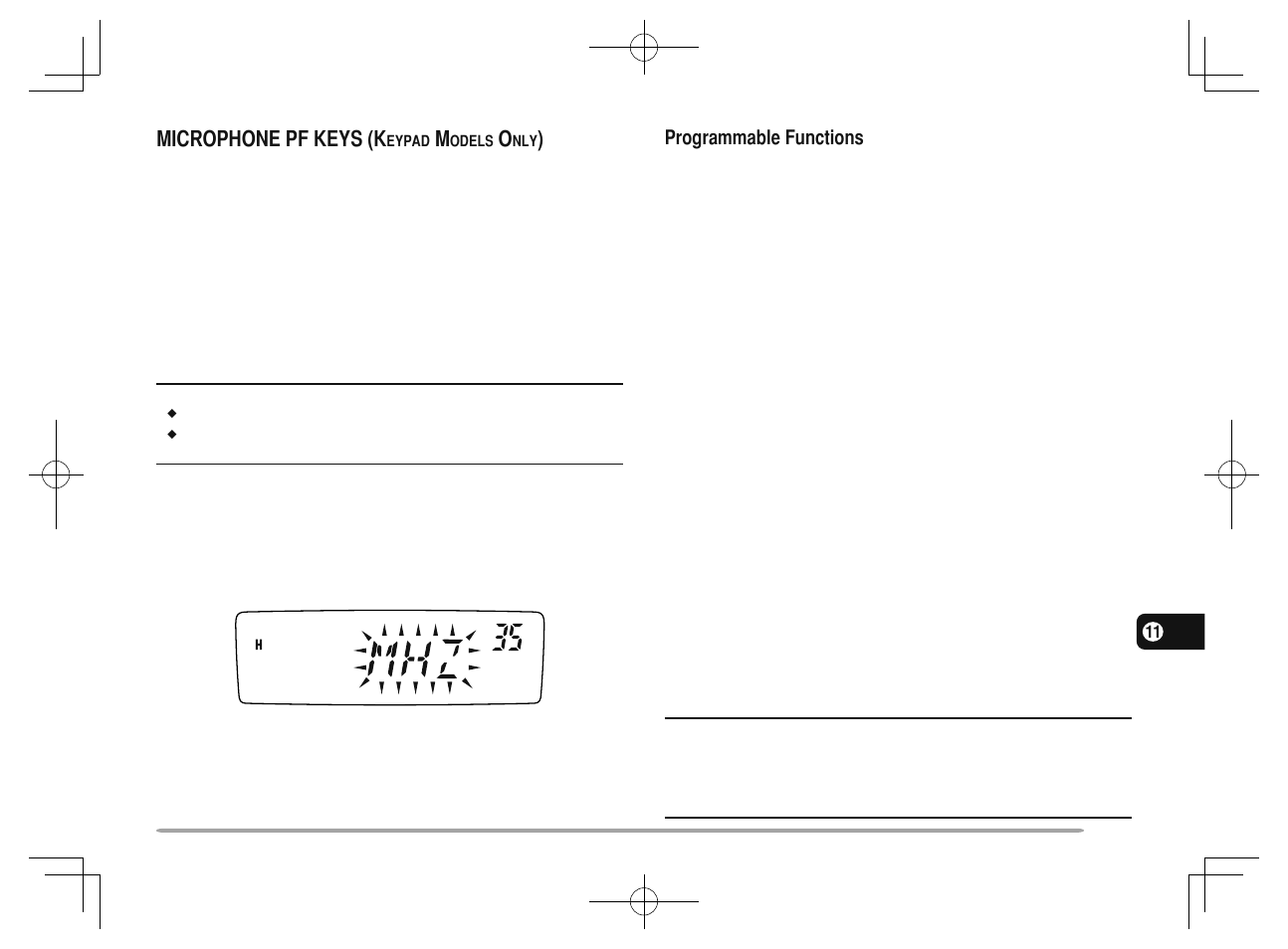Microphone pf keys (k | Kenwood TM-281A User Manual | Page 66 / 81