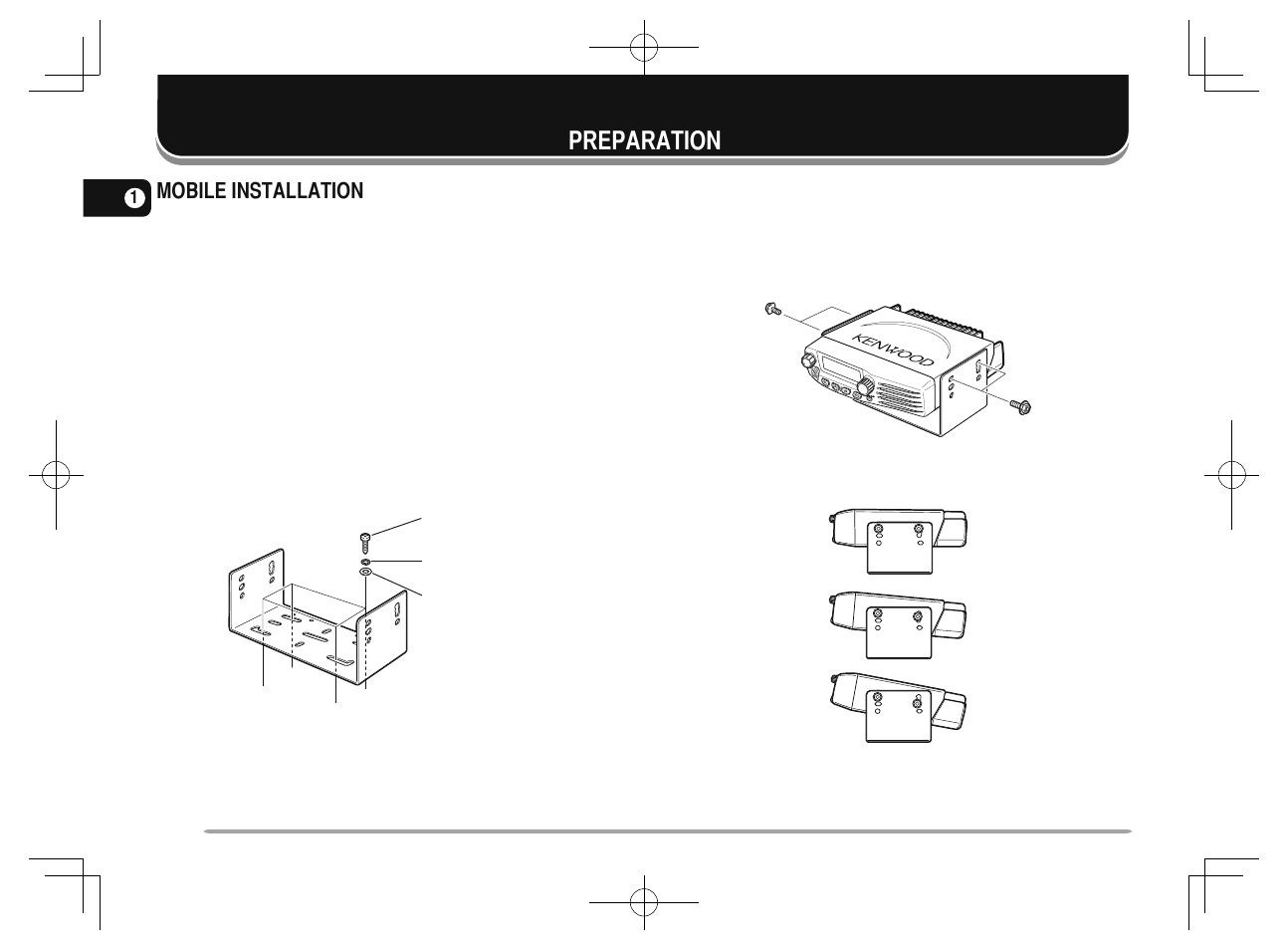 02 preparation, Preparation | Kenwood TM-281A User Manual | Page 9 / 81