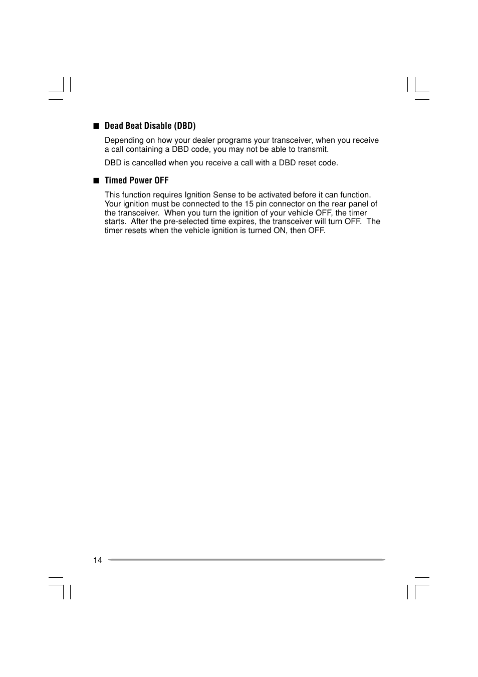 Kenwood TK-6110 User Manual | Page 18 / 20