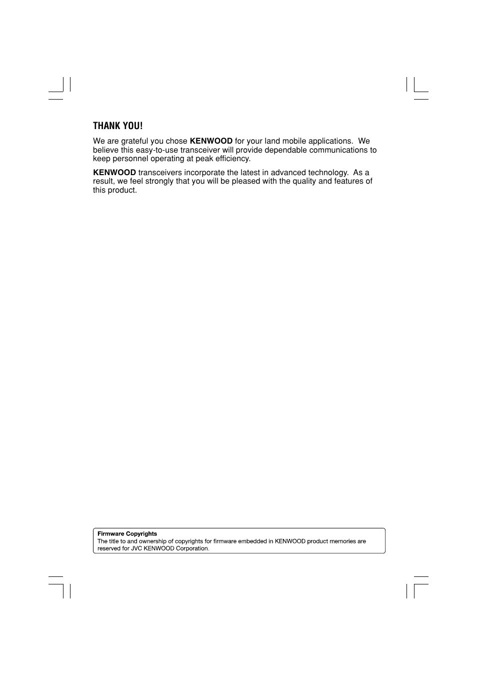 Kenwood TK-6110 User Manual | Page 2 / 20