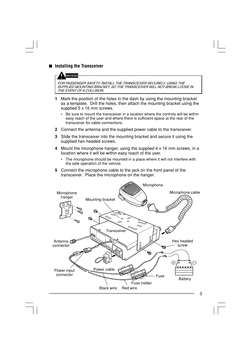 Kenwood TK-6110 User Manual | Page 7 / 20