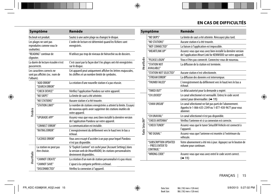 Kenwood KMR-D358 User Manual | Page 31 / 52