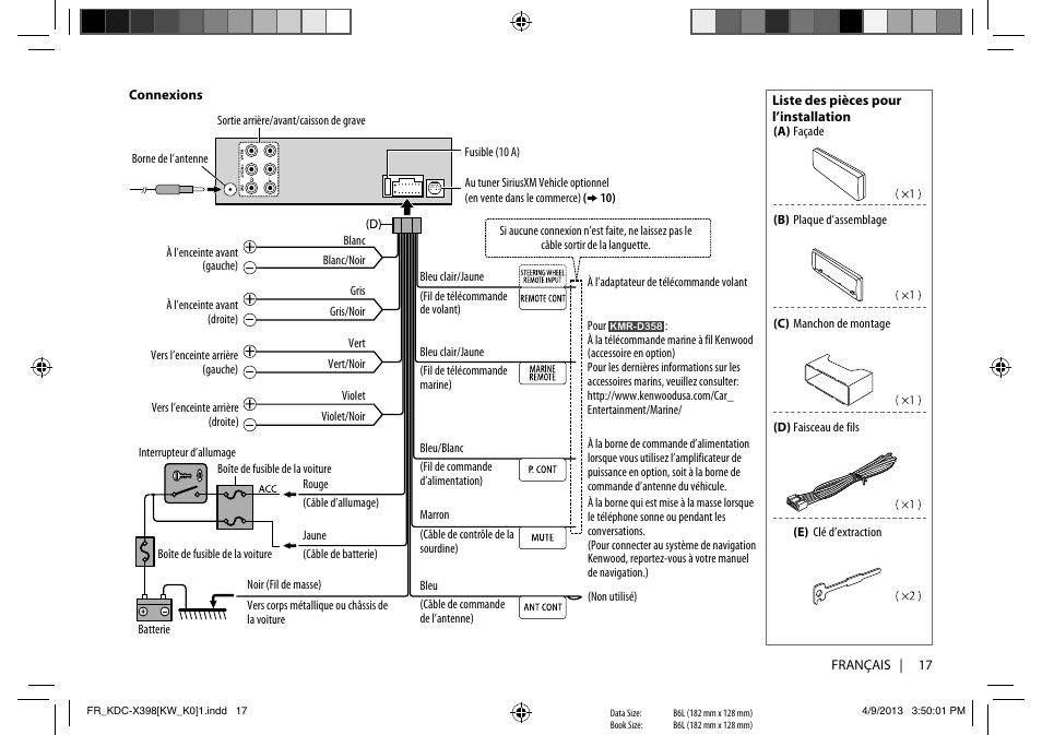 Kenwood KMR-D358 User Manual | Page 33 / 52