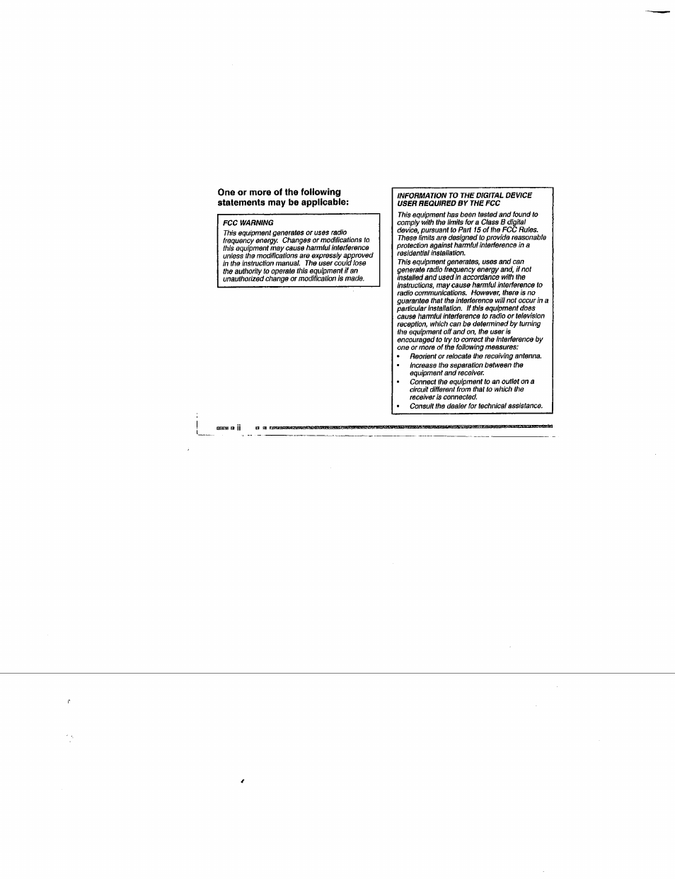 Fcc warning | Kenwood TK-290/390 User Manual | Page 3 / 24