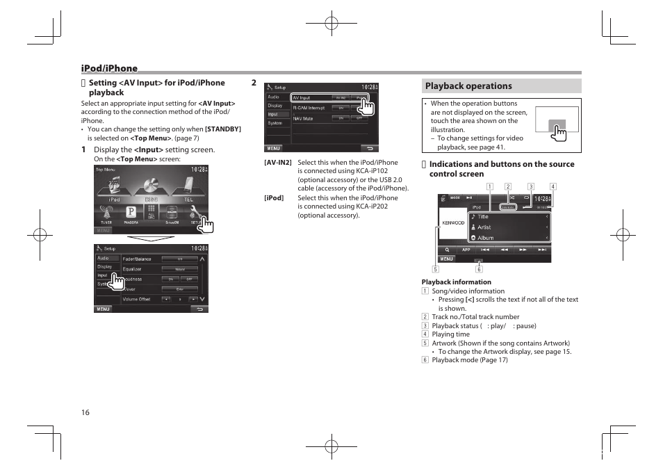 Kenwood DDX771 User Manual | Page 16 / 68