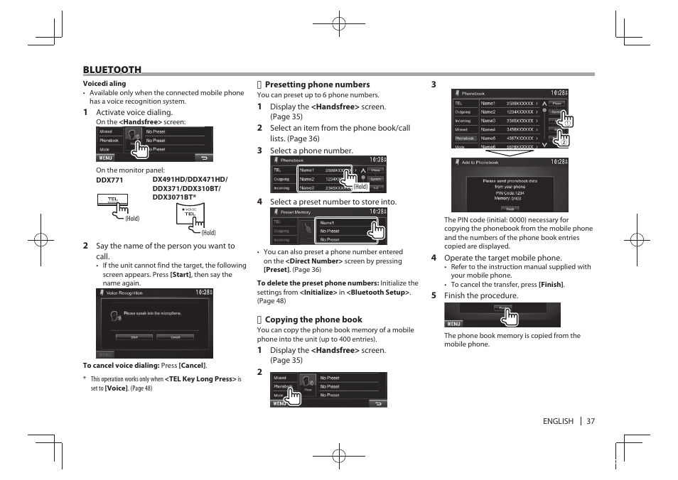 Kenwood DDX771 User Manual | Page 37 / 68