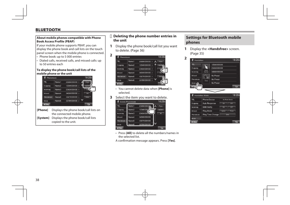 Kenwood DDX771 User Manual | Page 38 / 68