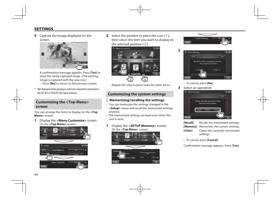 Kenwood DDX771 User Manual | Page 44 / 68