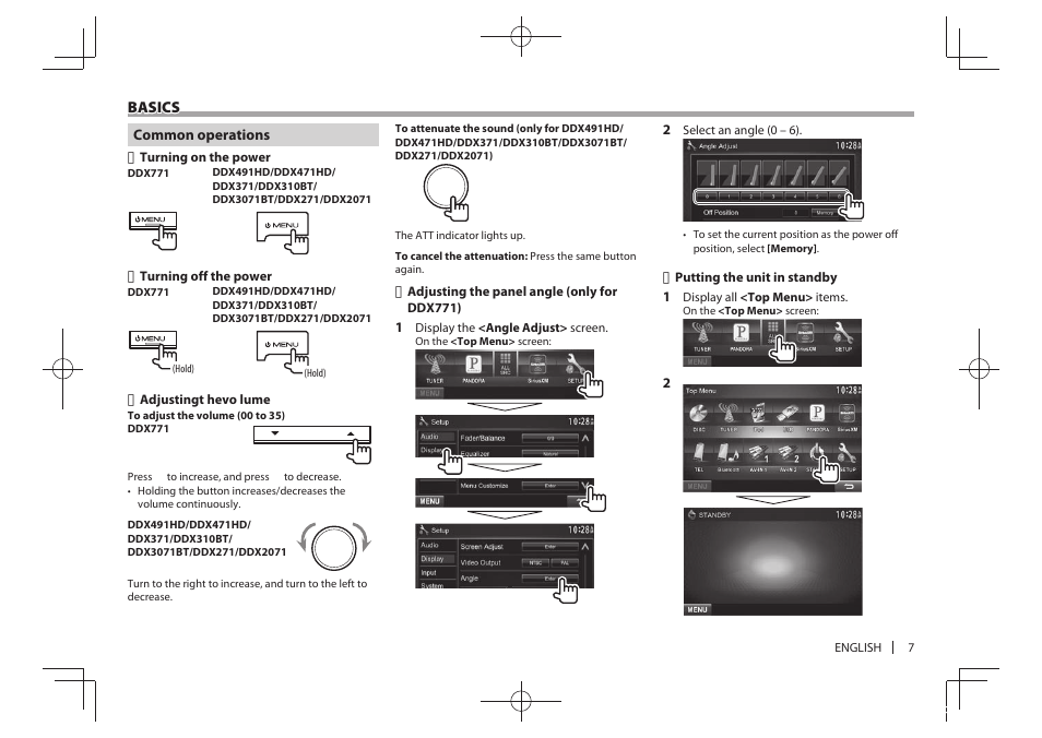 Kenwood DDX771 User Manual | Page 7 / 68