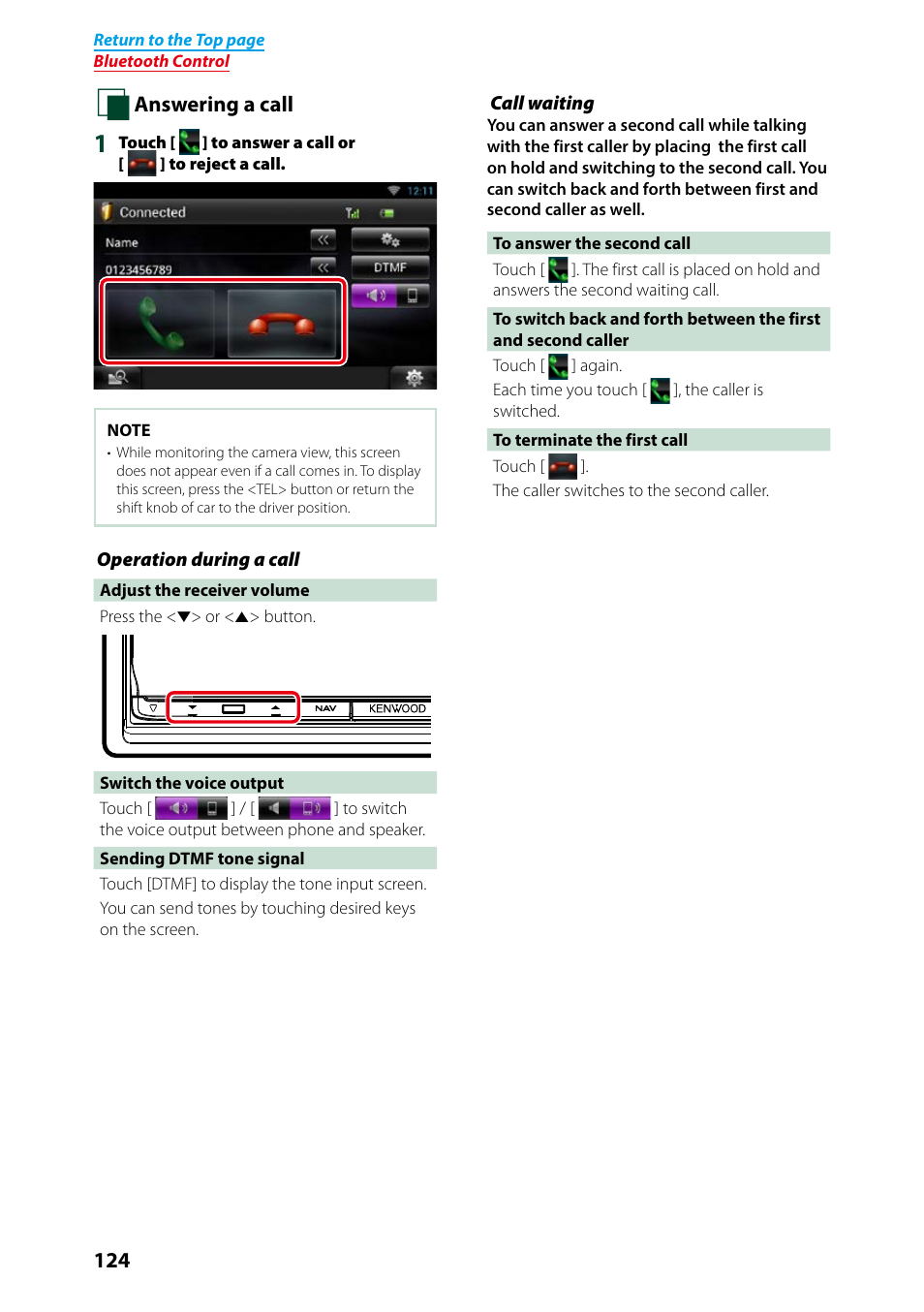 Kenwood DNN991HD User Manual | Page 125 / 178