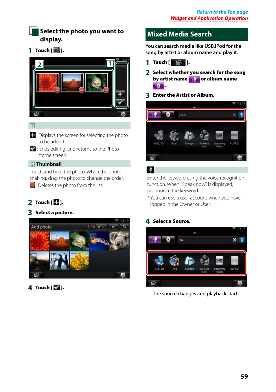 Mixed media search | Kenwood DNN991HD User Manual | Page 60 / 178