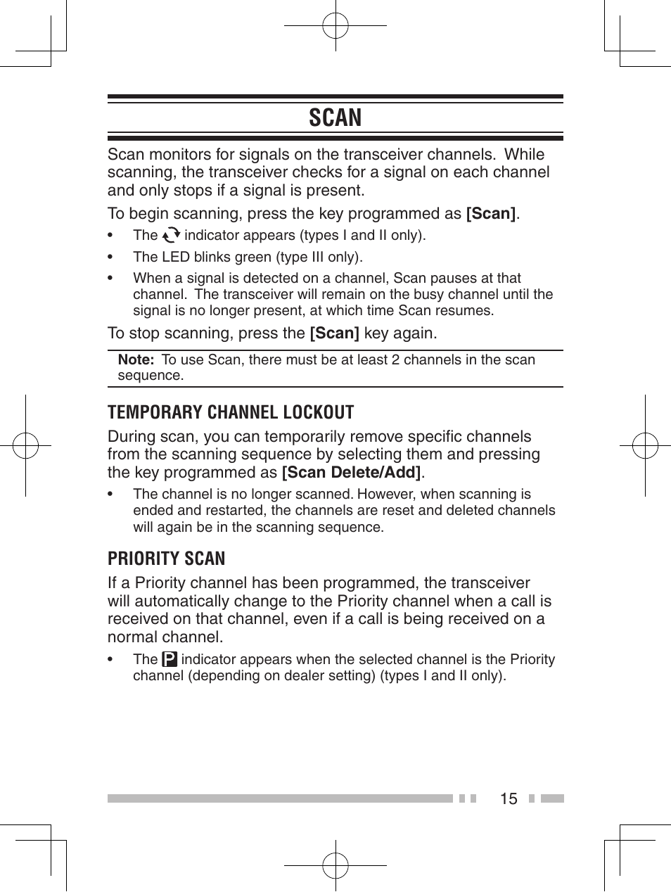 Scan | Kenwood NX-420 User Manual | Page 23 / 40