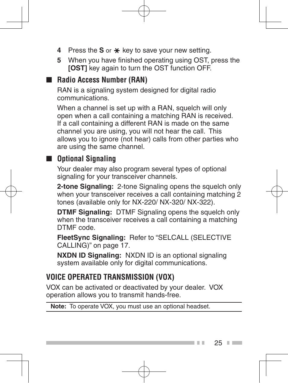 Kenwood NX-420 User Manual | Page 33 / 40