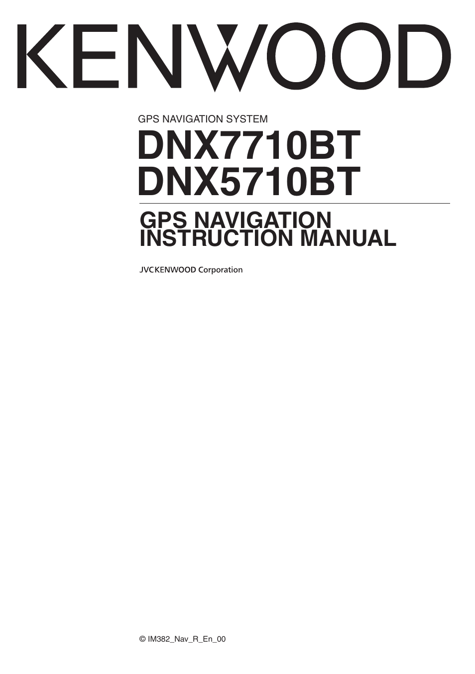 Kenwood DNX891HD User Manual | 37 pages