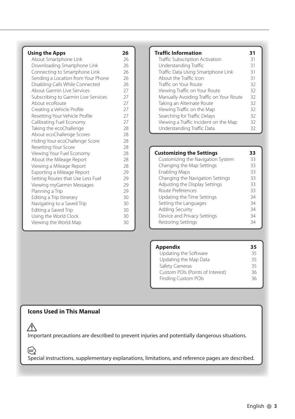 Kenwood DNX891HD User Manual | Page 3 / 37
