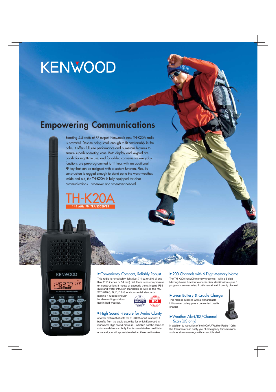 Kenwood TH-K20A User Manual | 2 pages