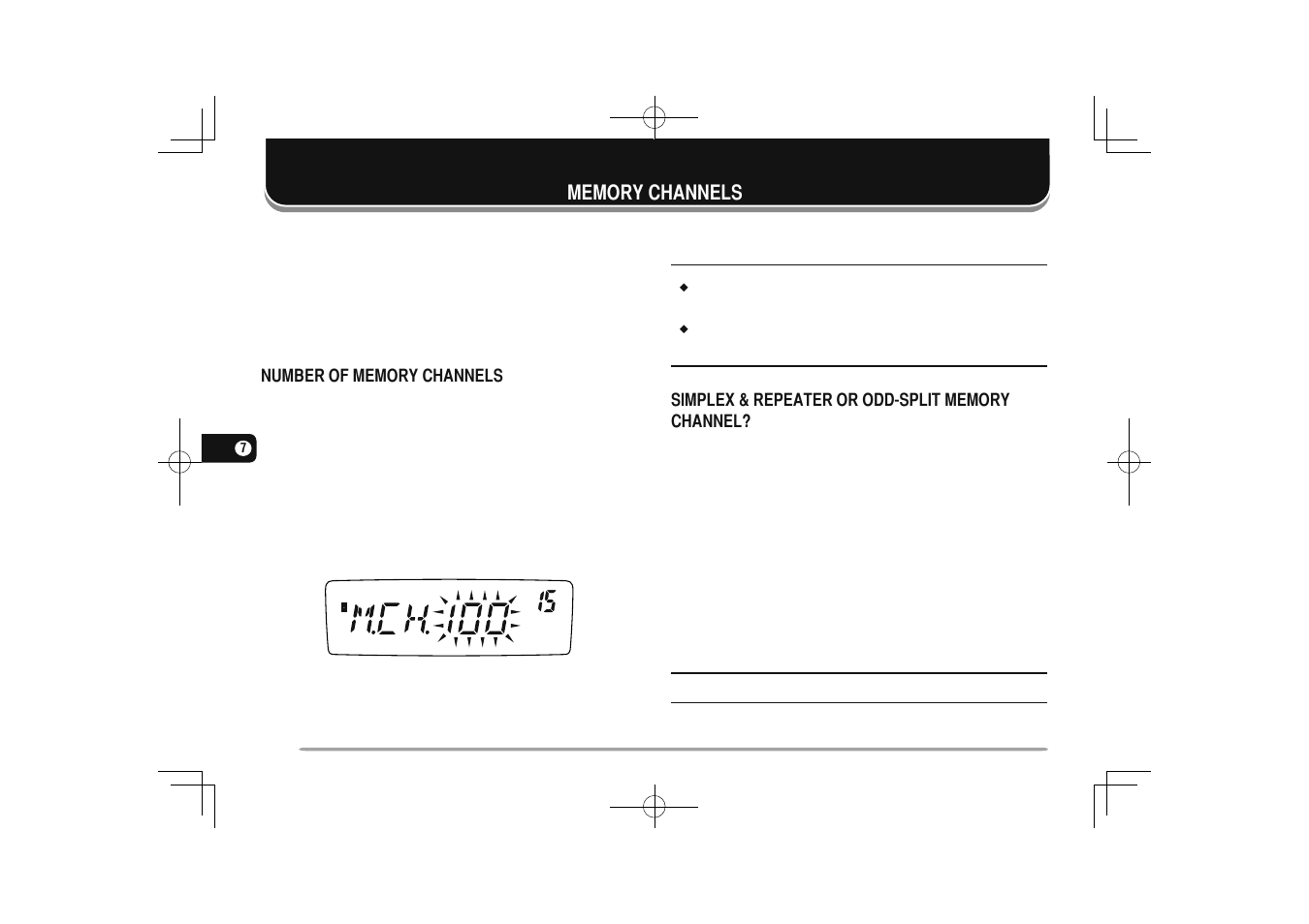 28 memory channels | Kenwood TM-281A User Manual | Page 35 / 79