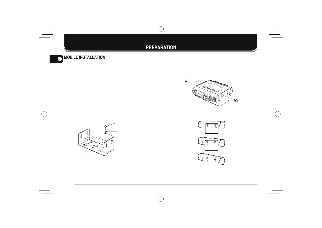 02 preparation, Preparation | Kenwood TM-281A User Manual | Page 9 / 79