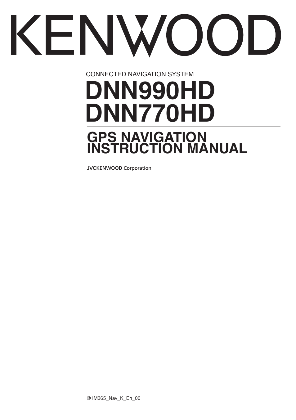 Kenwood DNN770HD User Manual | 36 pages