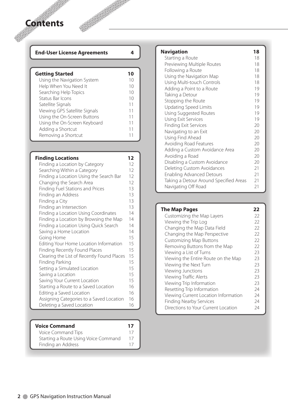Kenwood DNN770HD User Manual | Page 2 / 36