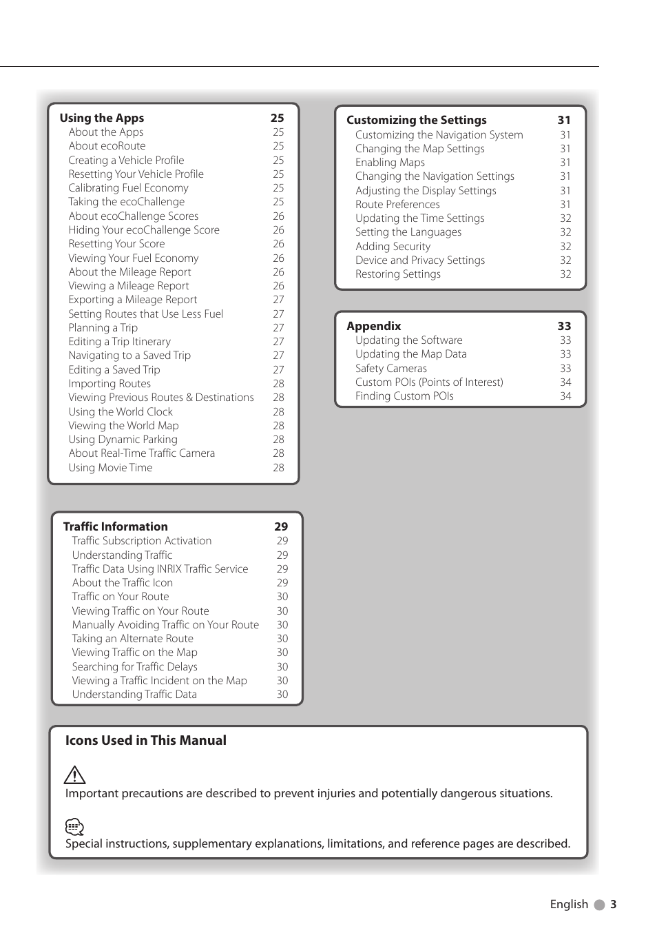 Kenwood DNN770HD User Manual | Page 3 / 36