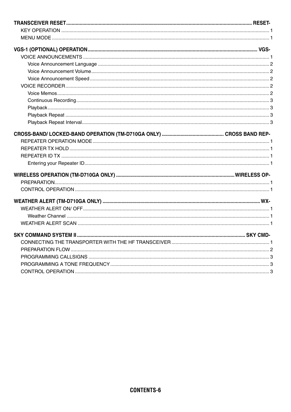Kenwood TM-D710GA User Manual | Page 7 / 77