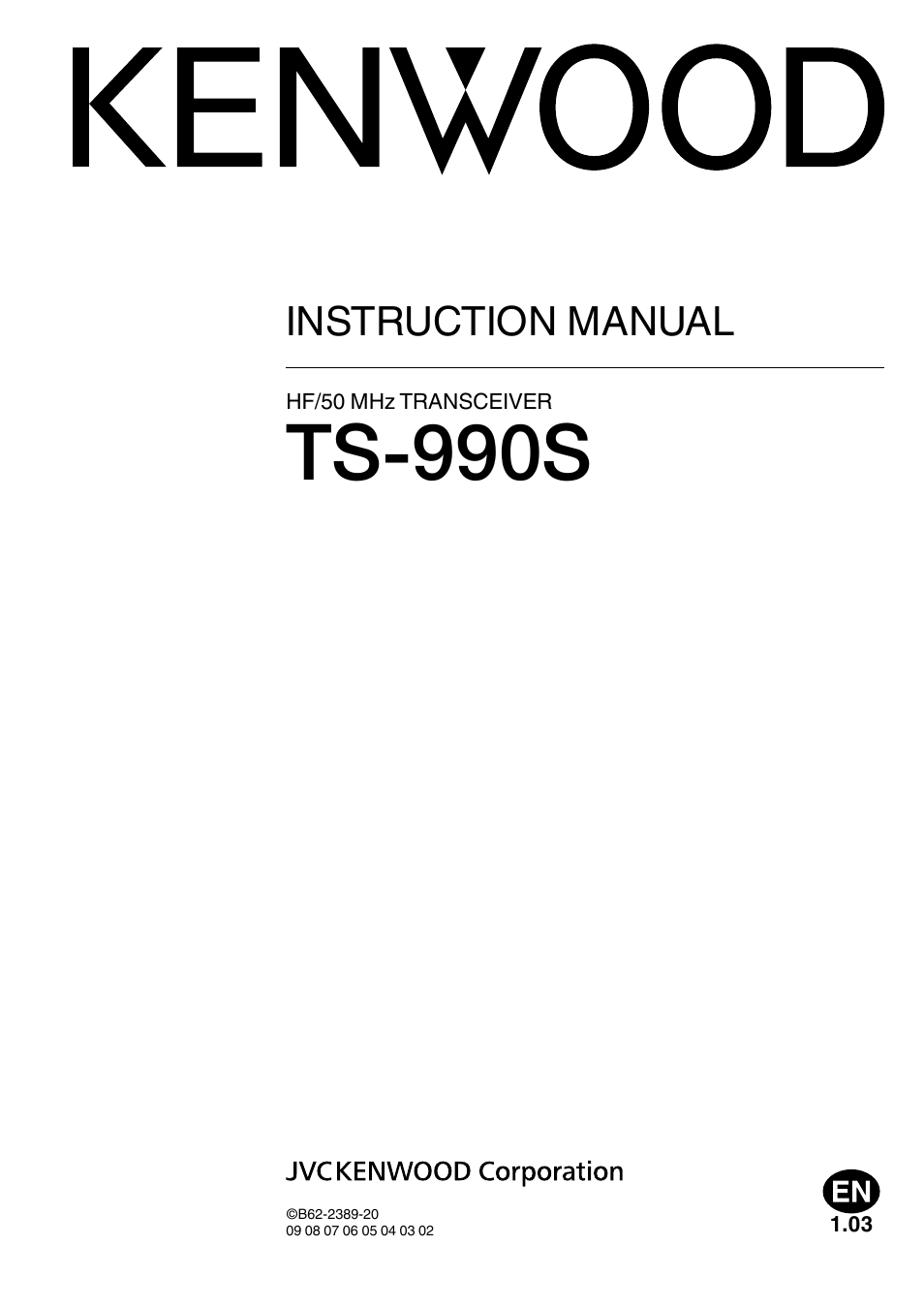 Kenwood TS-990S User Manual | 290 pages