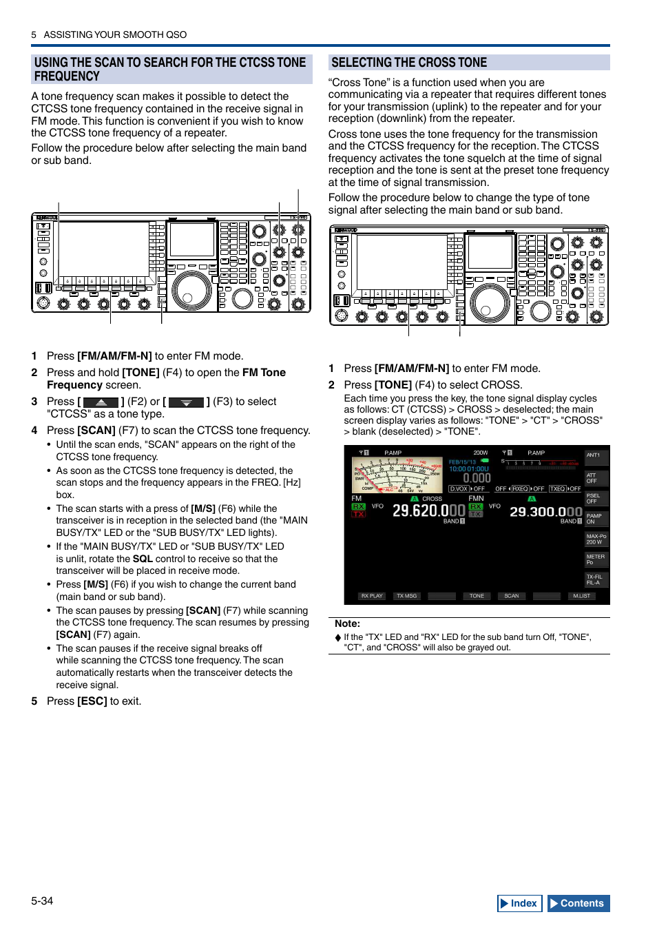 Selecting the cross tone, Selecting the cross tone -34 | Kenwood TS-990S User Manual | Page 112 / 290