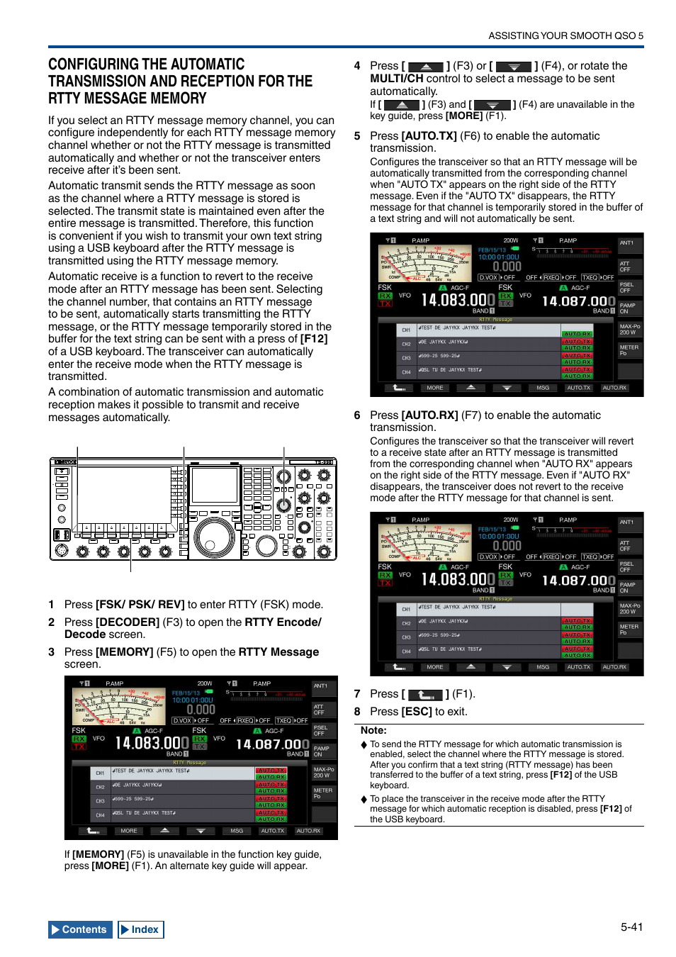 For the rtty message memory -41 | Kenwood TS-990S User Manual | Page 119 / 290