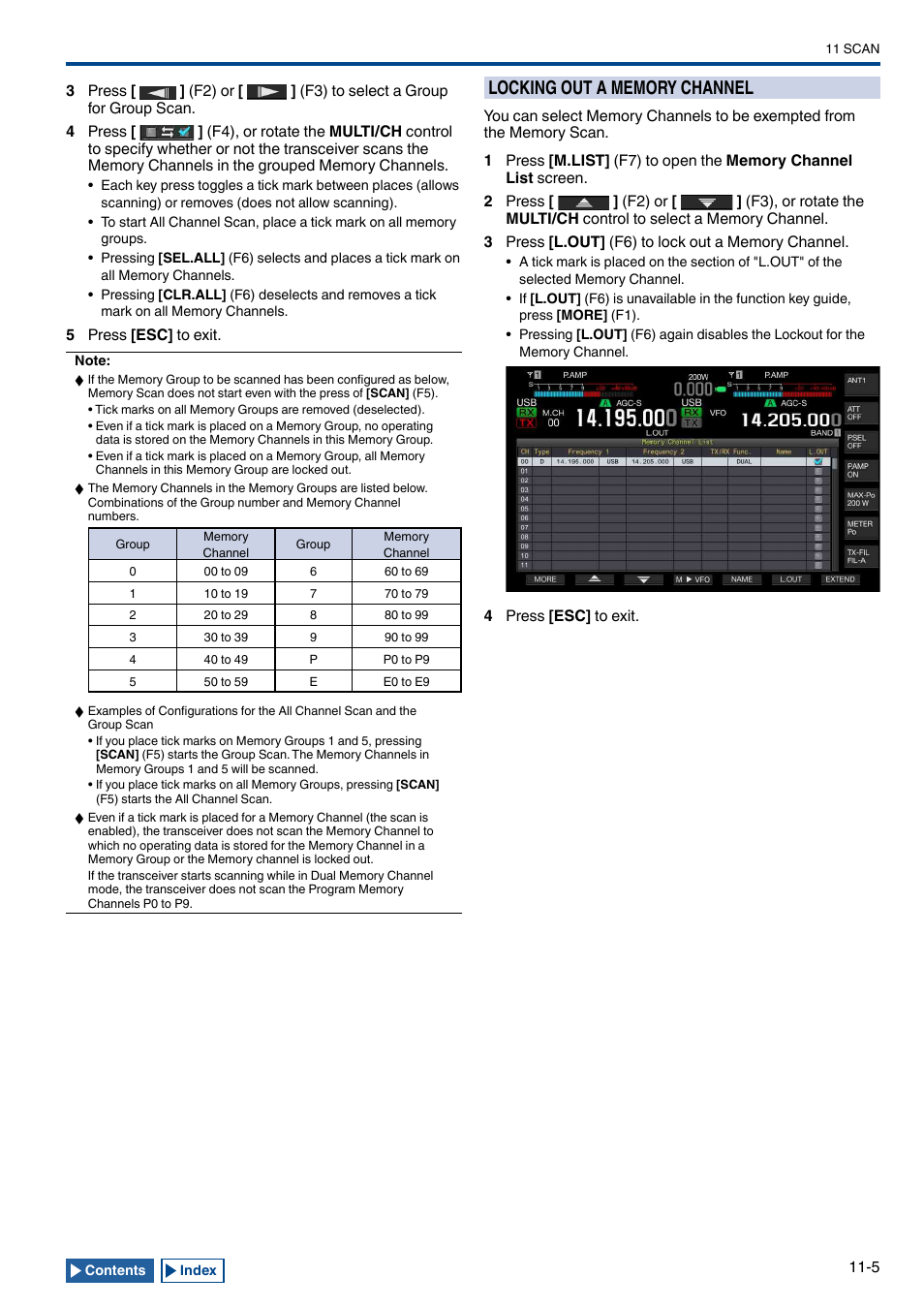 Locking out a memory channel, Locking out a memory channel -5 | Kenwood TS-990S User Manual | Page 197 / 290