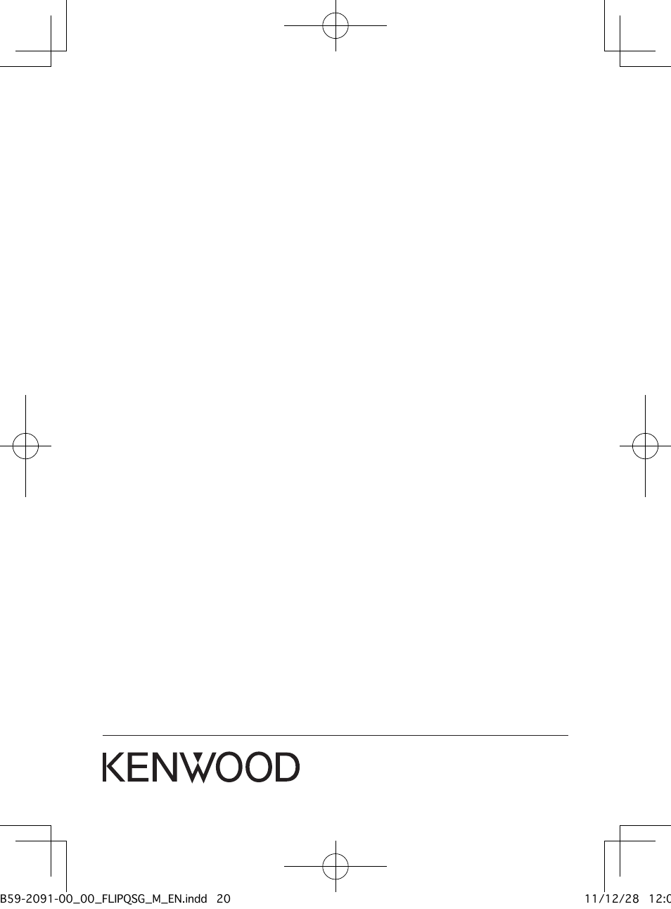 Kenwood KDC-X8019BT User Manual | Page 20 / 20