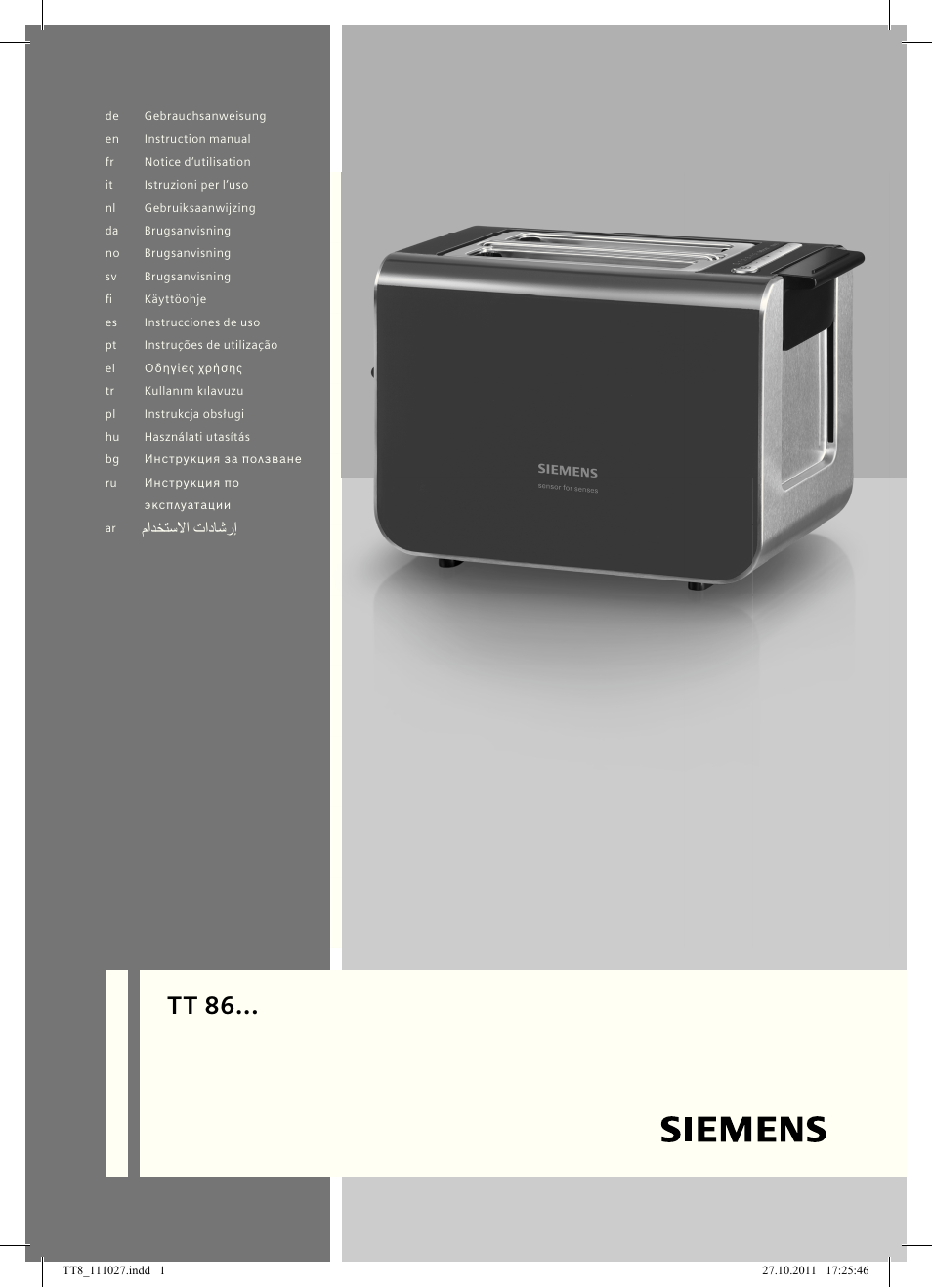 Siemens TT86103 User Manual | 68 pages