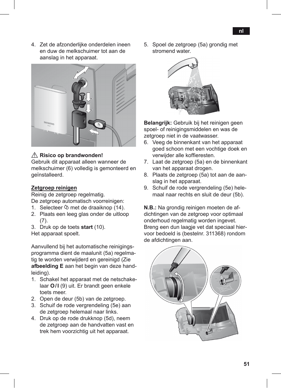 Siemens TE503209RW User Manual | Page 55 / 128