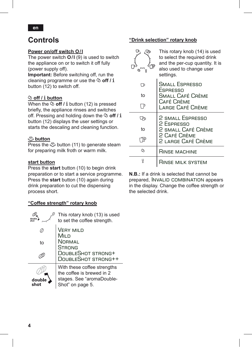 Controls | Siemens TE503209RW User Manual | Page 8 / 128