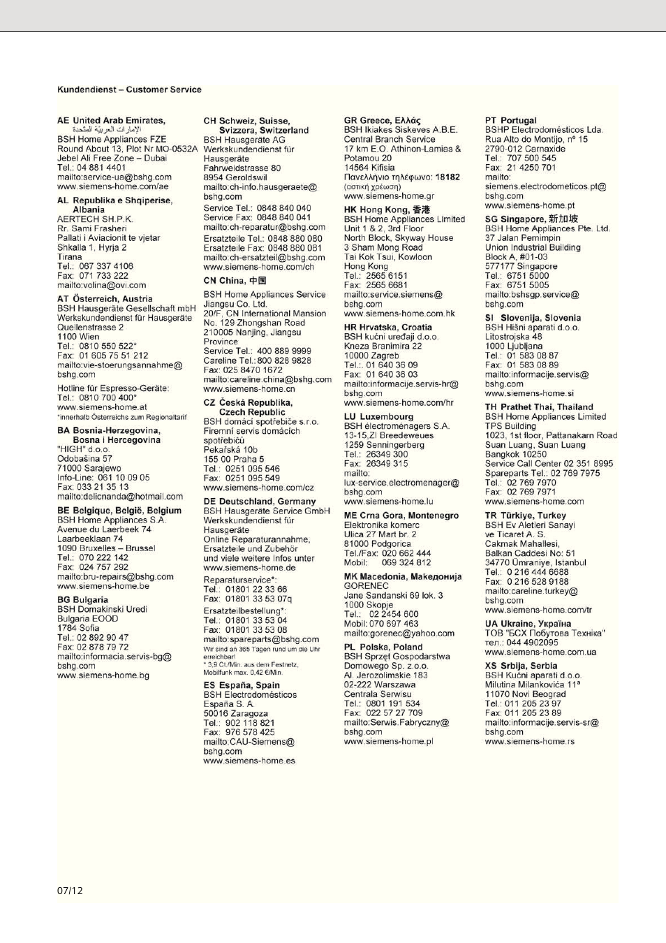 Siemens DE1821515 User Manual | Page 47 / 48
