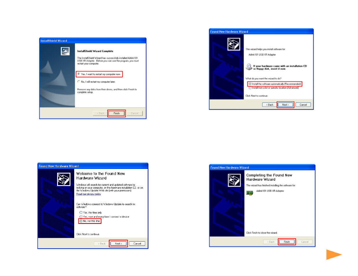 Airlink101 802.11g USB XRTM Adapter AWLL5026 User Manual | Page 2 / 4