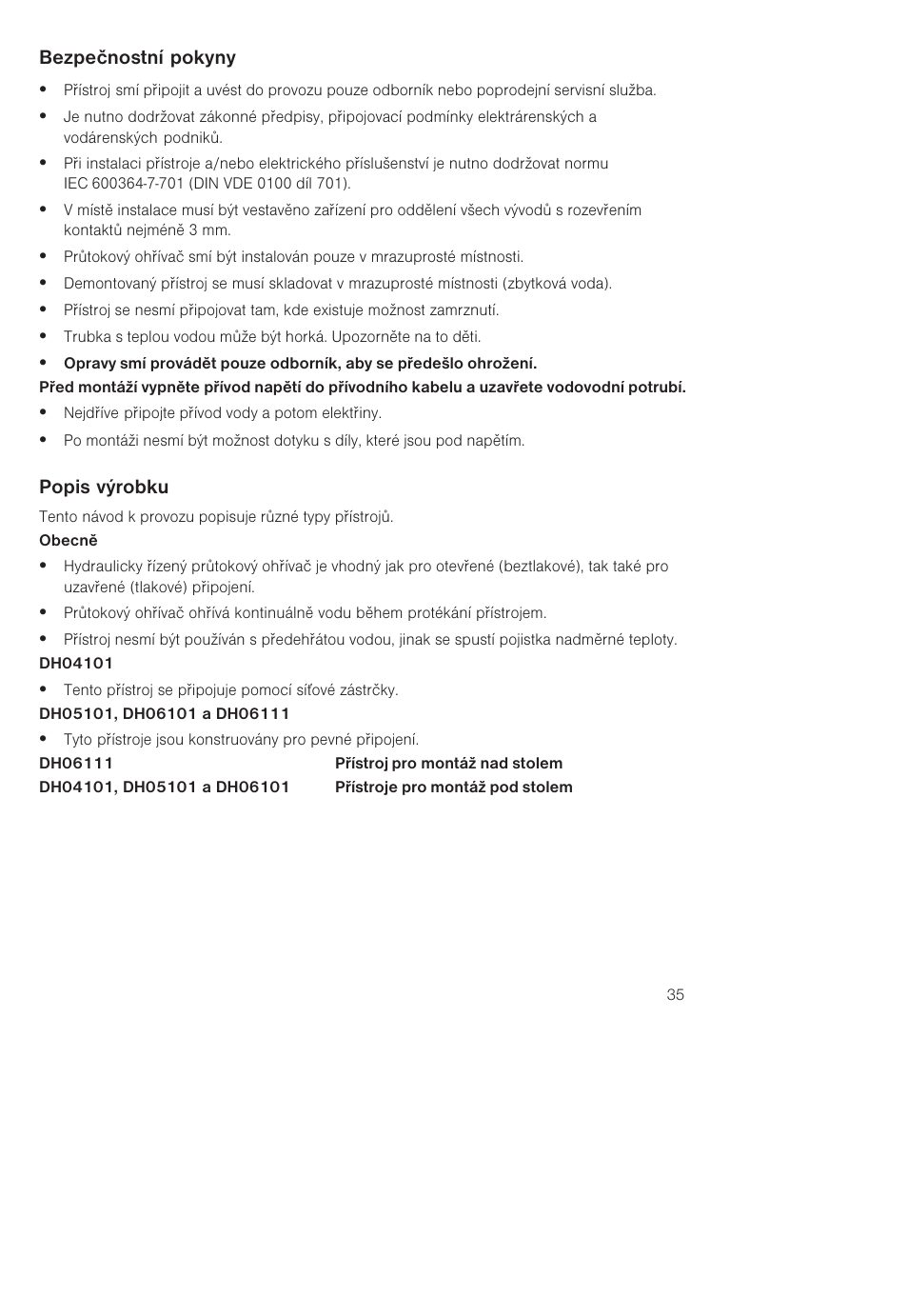 Siemens DH04101 User Manual | Page 35 / 49