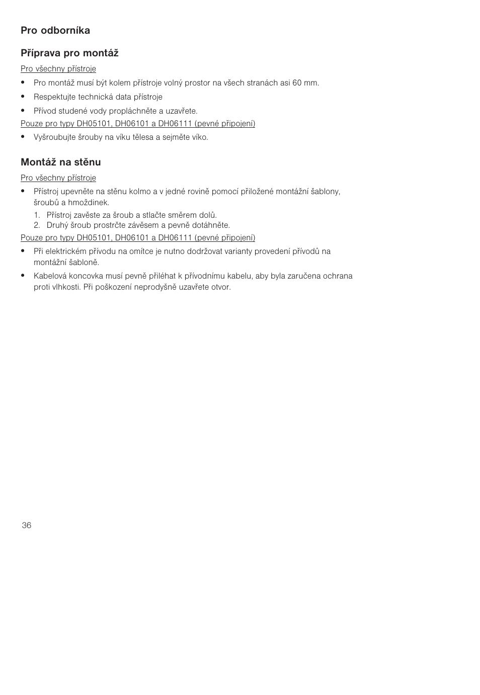 Siemens DH04101 User Manual | Page 36 / 49