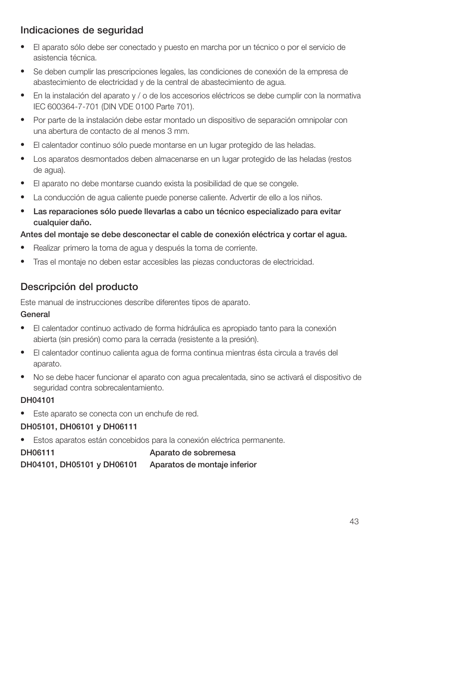 Siemens DH04101 User Manual | Page 43 / 49