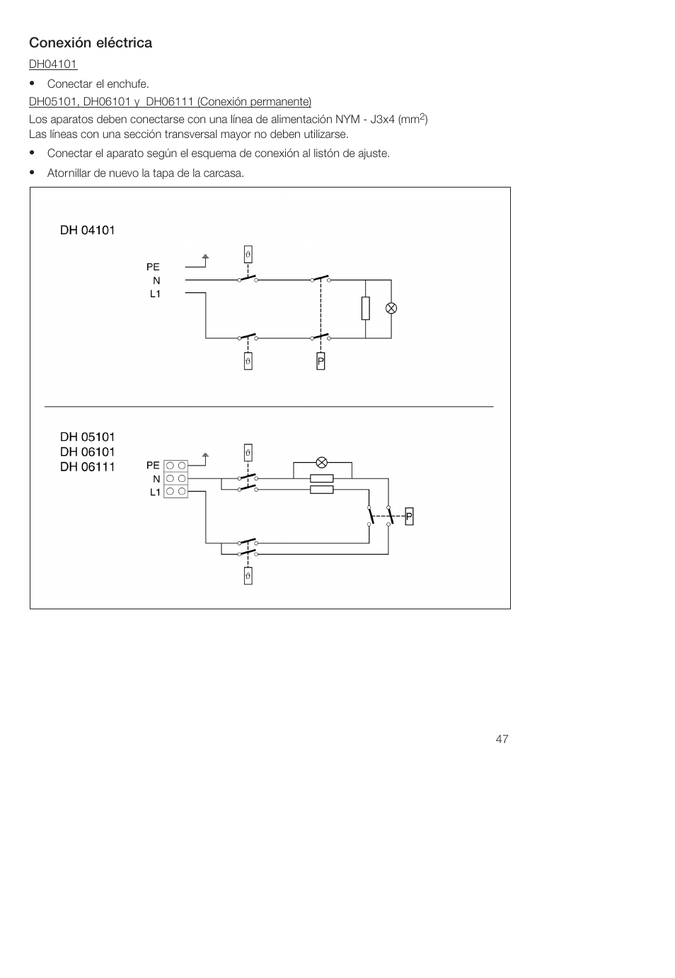 Siemens DH04101 User Manual | Page 47 / 49