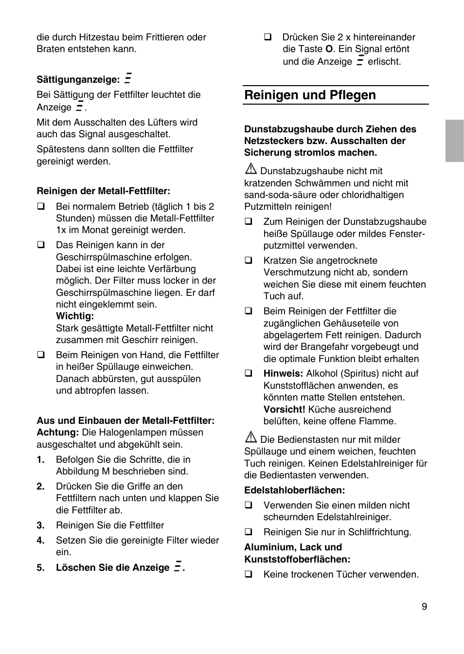 Reinigen und pflegen | Siemens LF959RA50 User Manual | Page 9 / 100