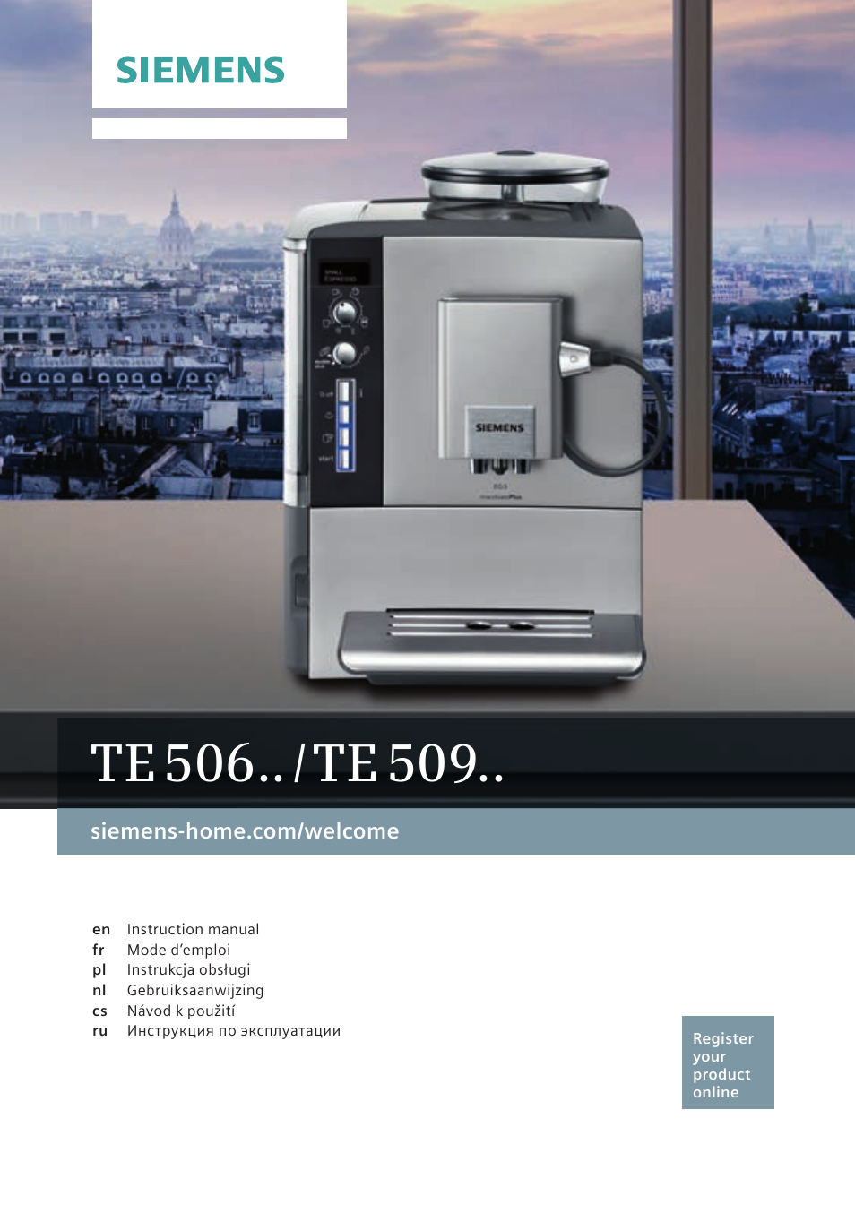 Siemens TE506209RW User Manual | 138 pages