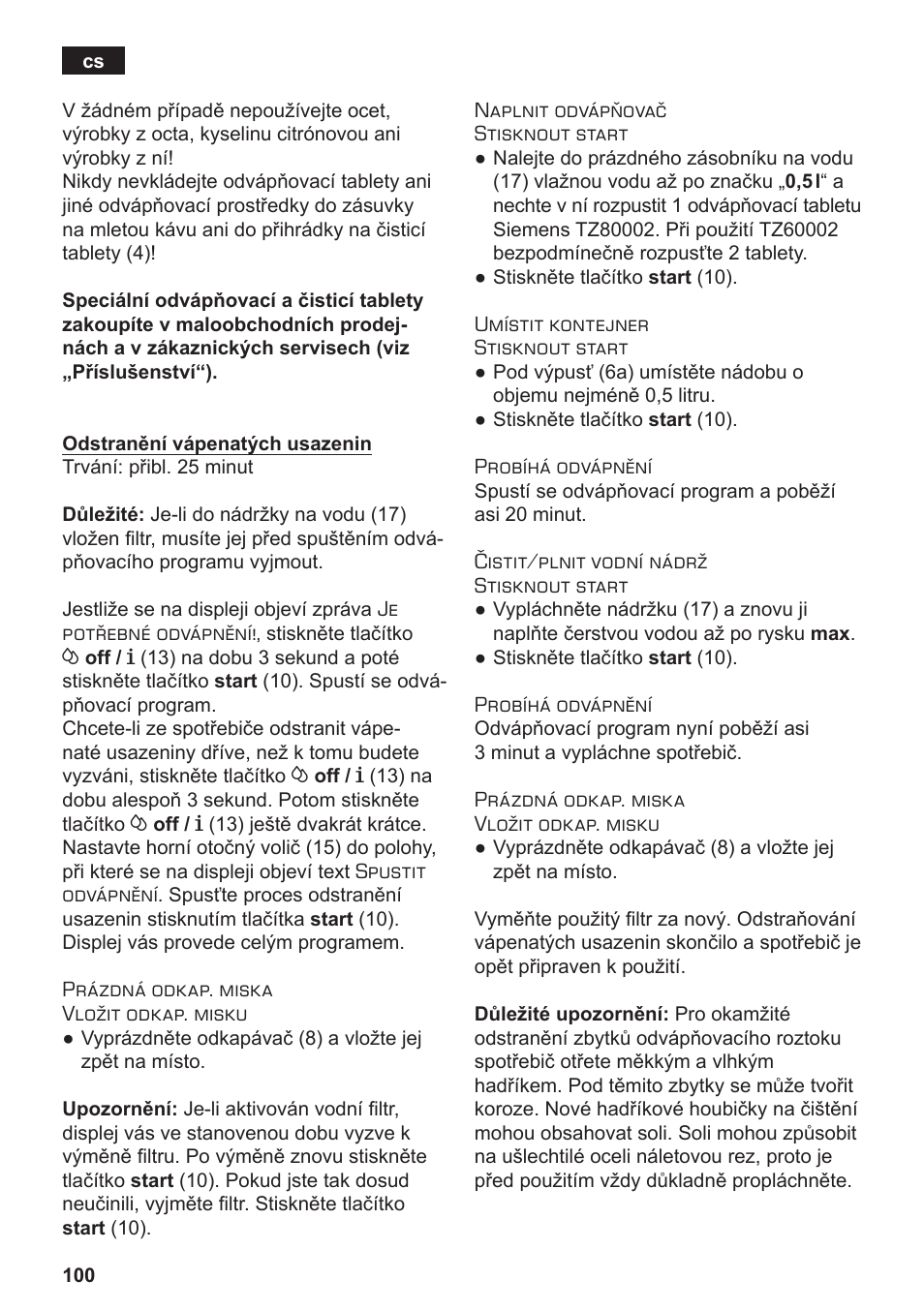 Siemens TE506209RW User Manual | Page 104 / 138