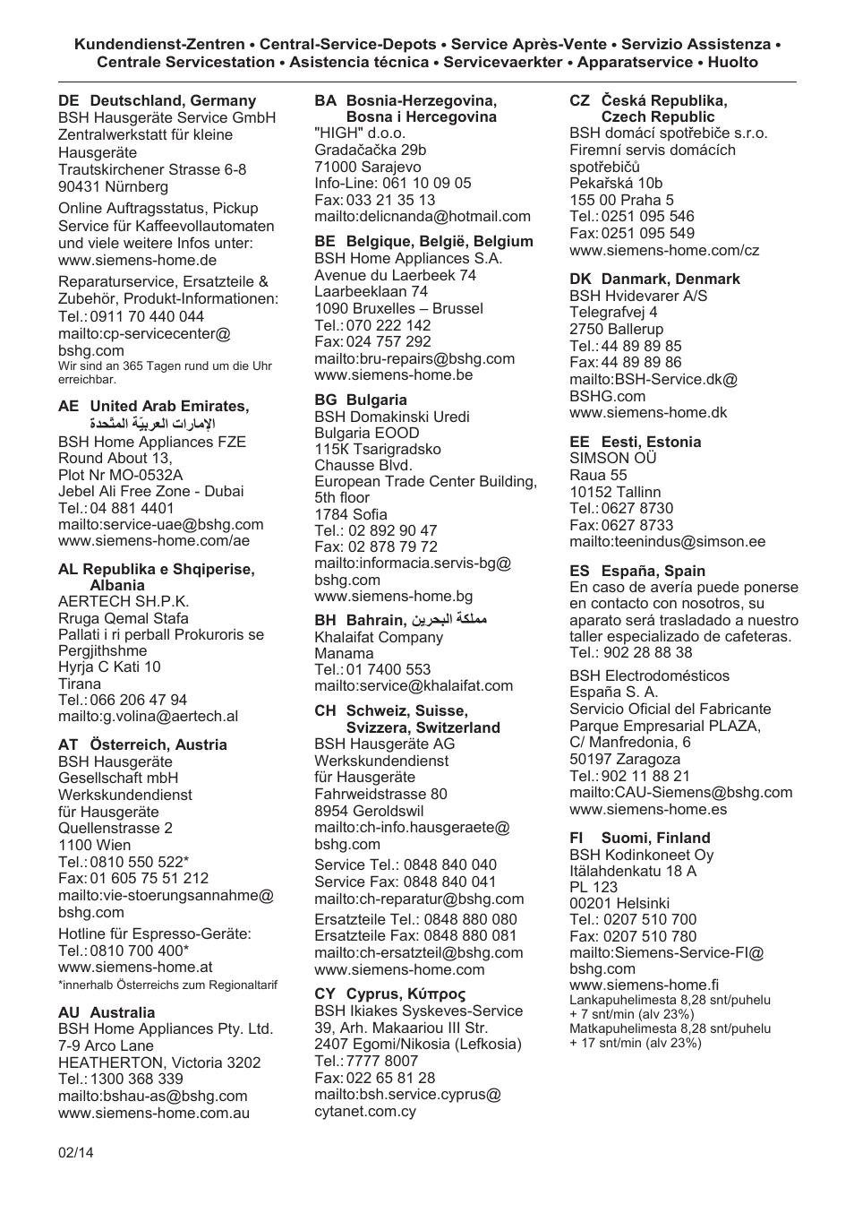 Siemens TE506209RW User Manual | Page 133 / 138