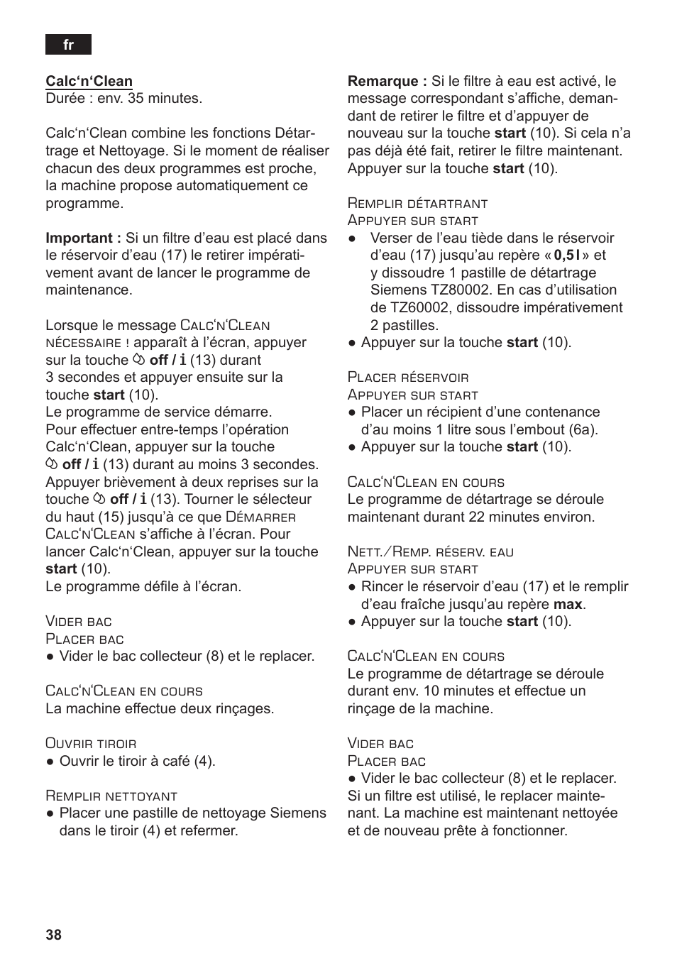 Siemens TE506209RW User Manual | Page 42 / 138
