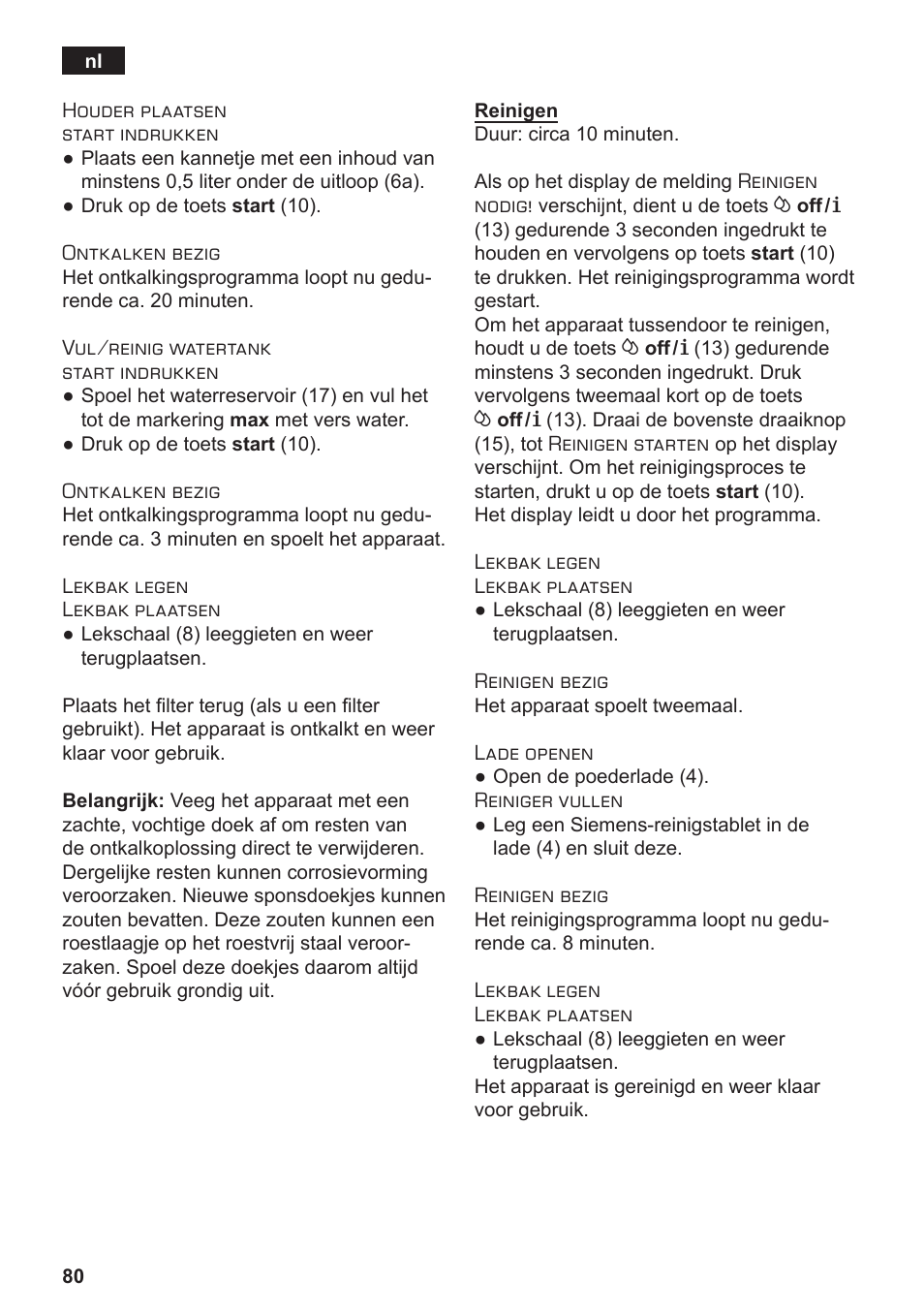 Siemens TE506209RW User Manual | Page 84 / 138